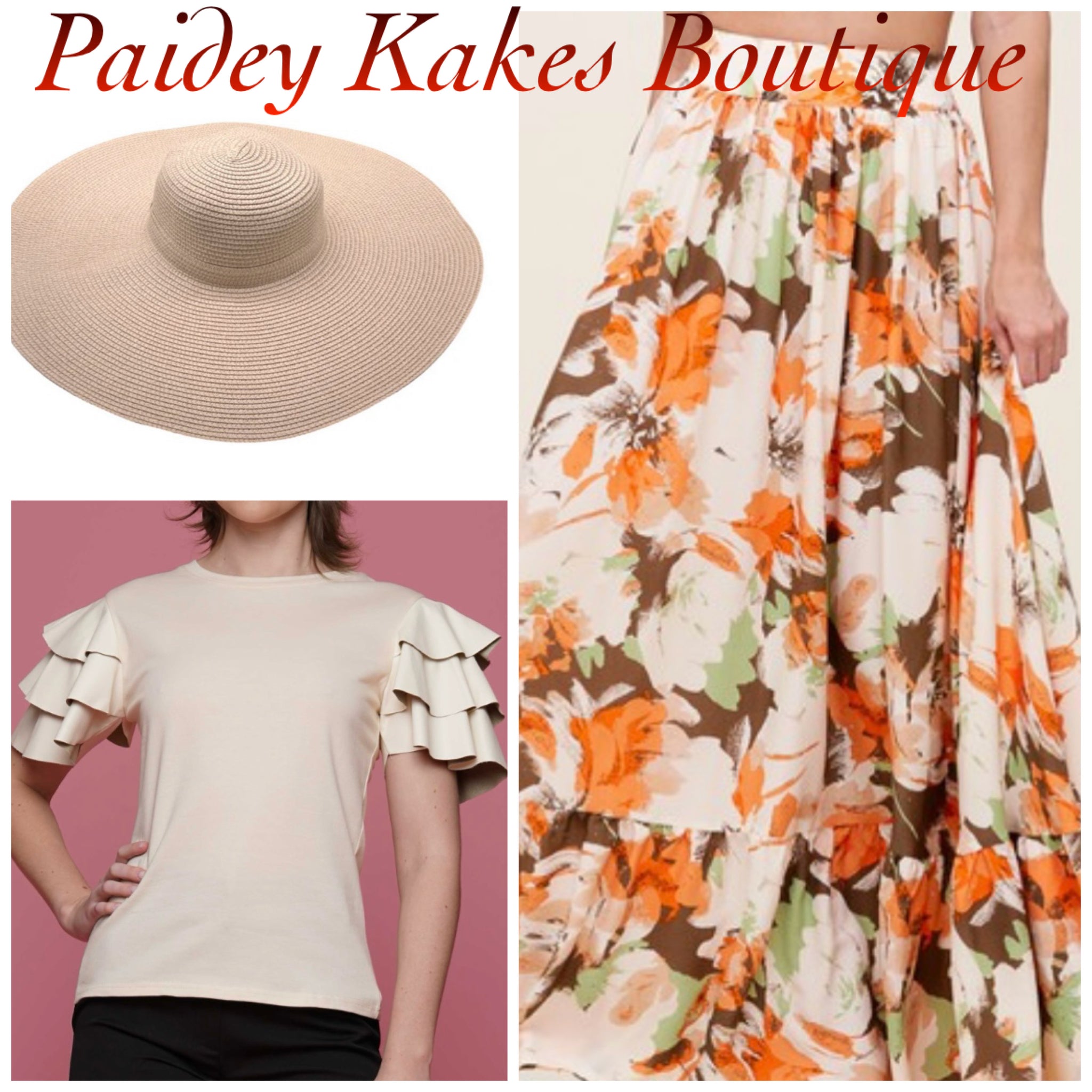 Tan Tier Blouse