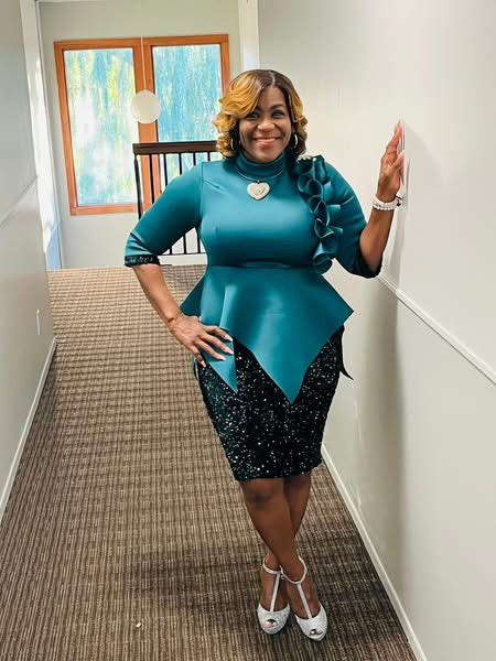 Blinging In the holidays Green Dress