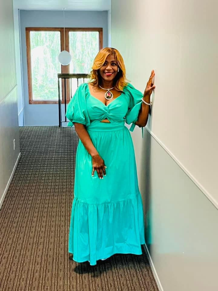Gorgeous Green Maxi Dress