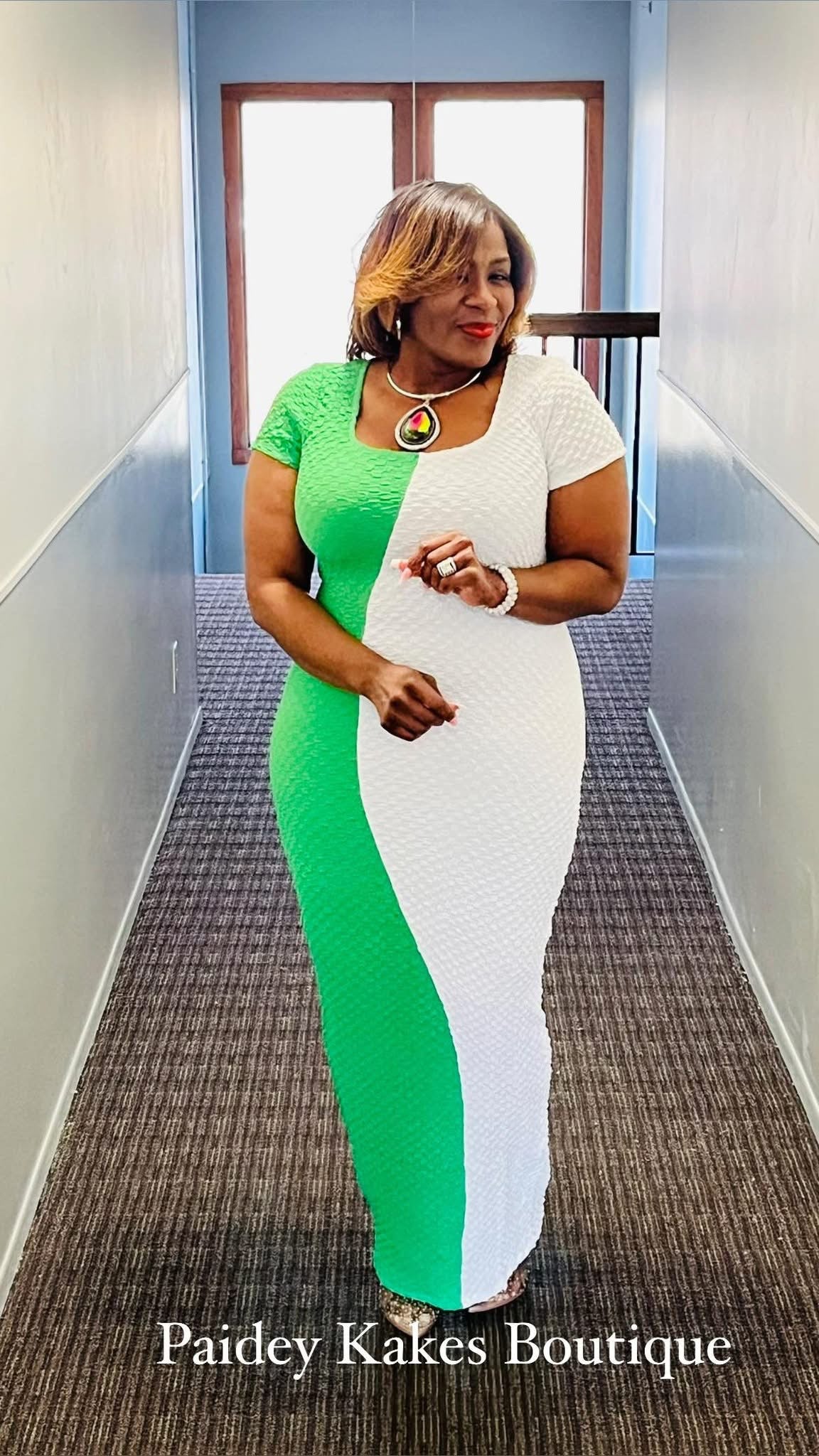 Sweetheart Green Dress