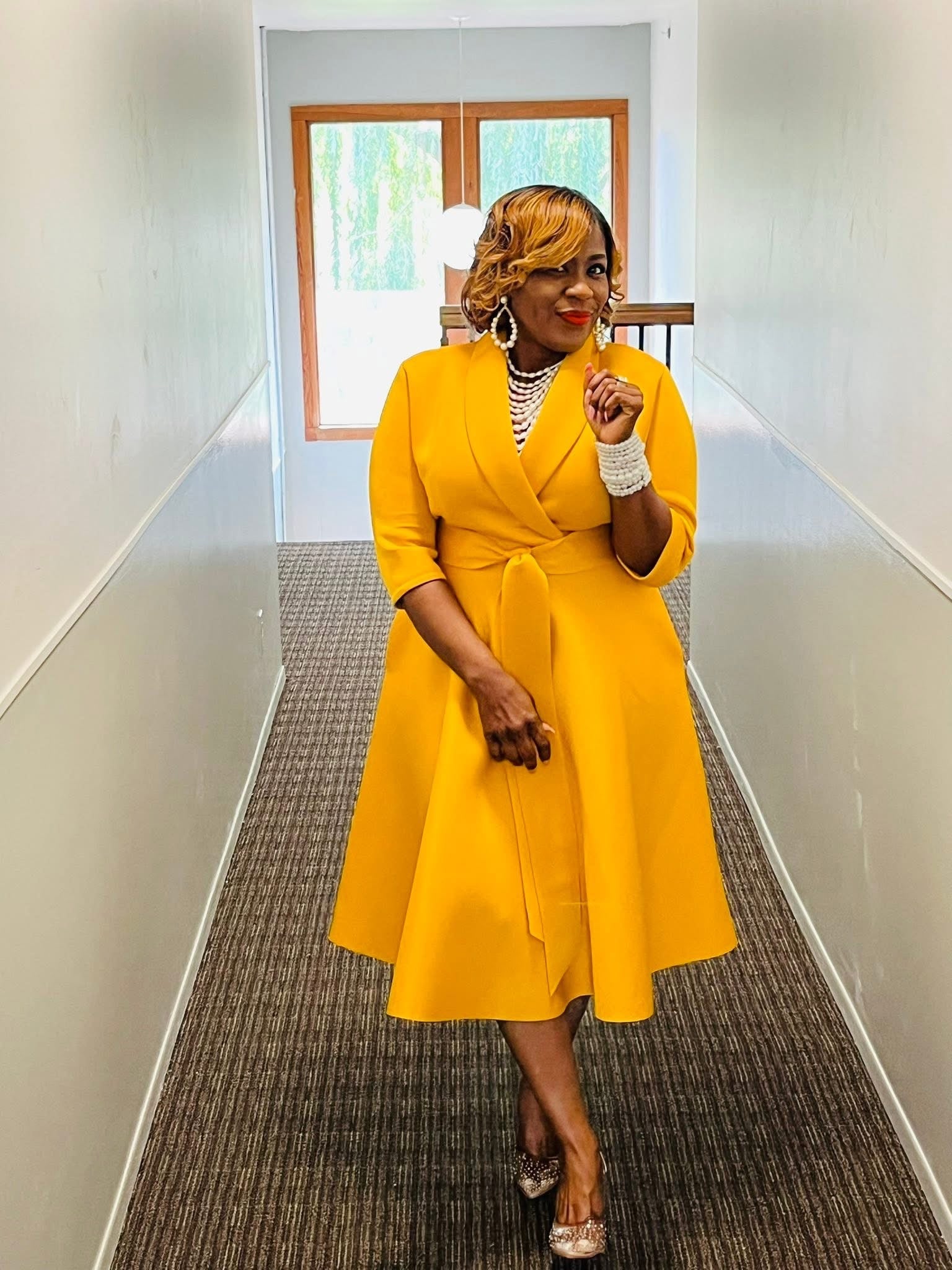 So Classy Mustard Dress
