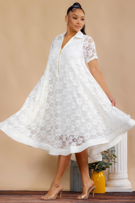 Simply Eloquent White Dress
