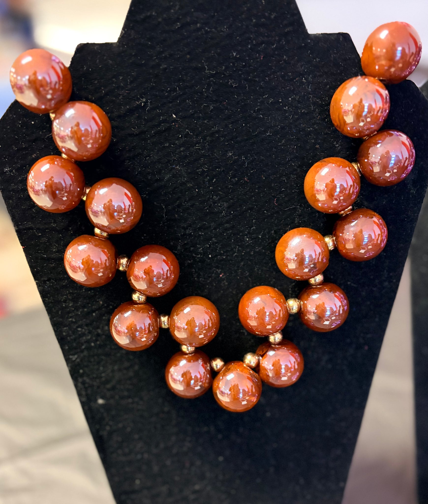 Chocolate Necklace Set