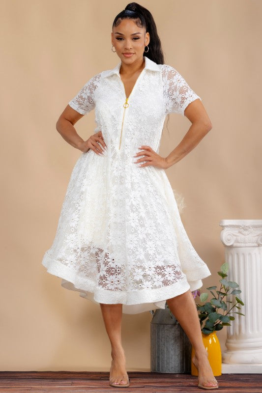 Simply Eloquent White Dress