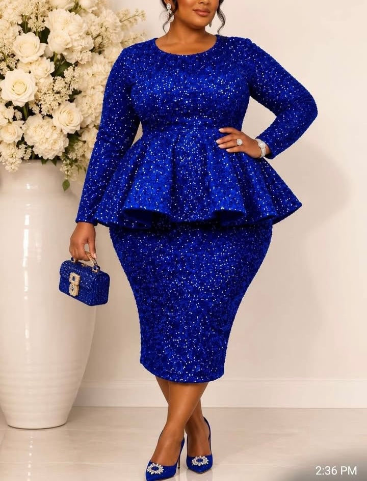 Blueberry Bell of the Ball Dress