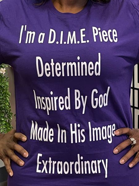 Purple D.I.M.E. Piece Tshirt
