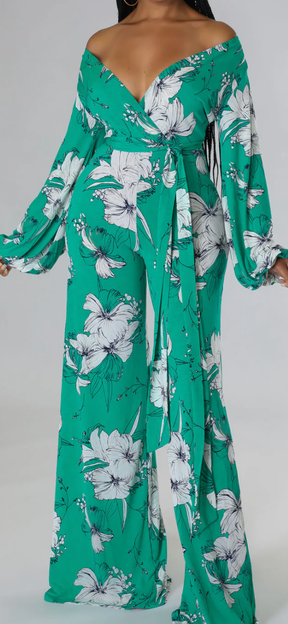 Flowered Jumpsuit
