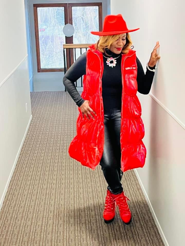 Red Puffer Vest