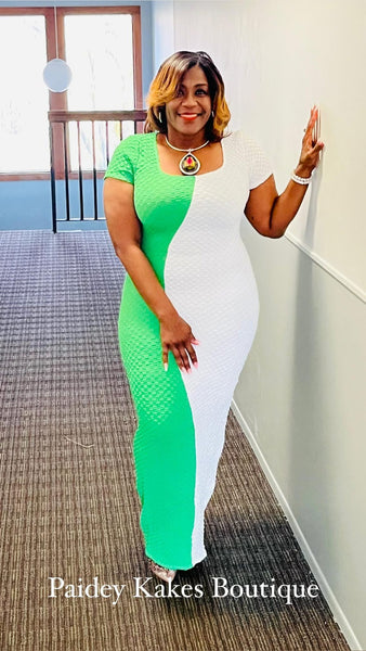 Sweetheart Green Dress