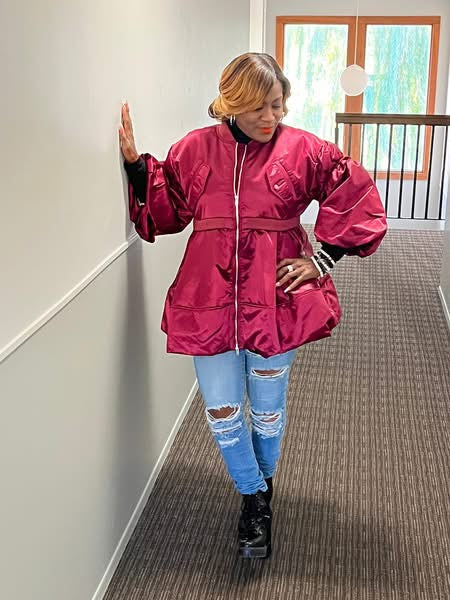 Jazzy Burgundy Jacket