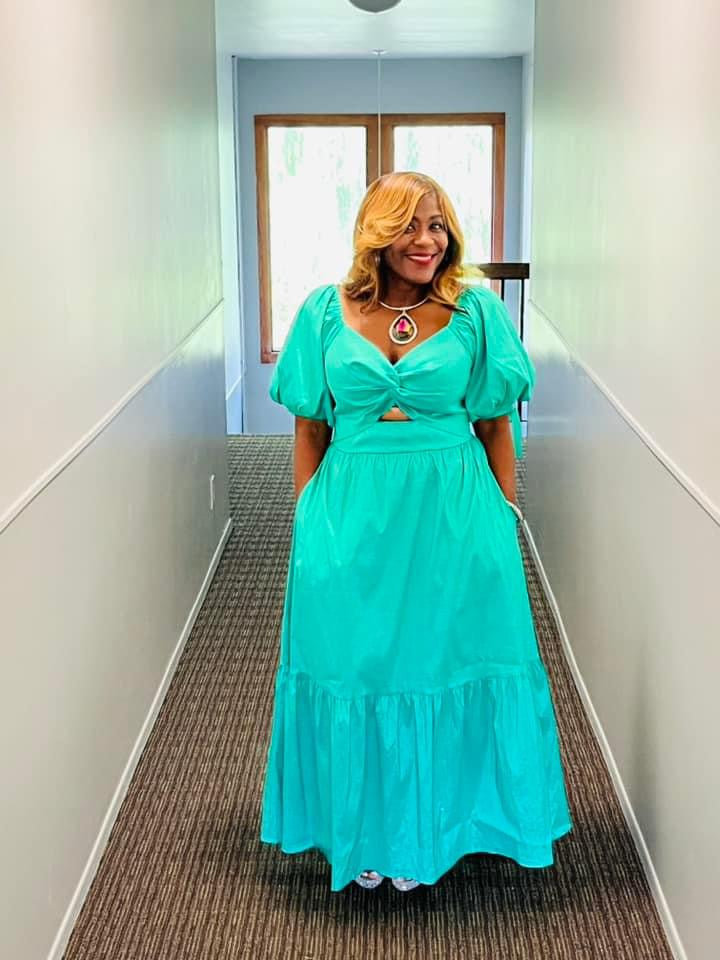 Gorgeous Green Maxi Dress
