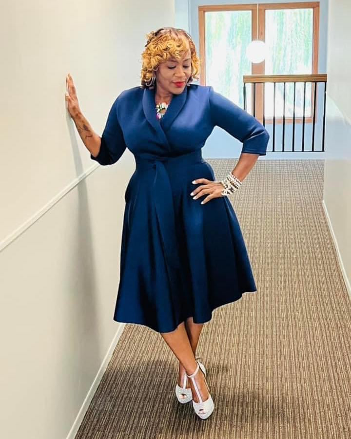 So Classy Navy Dress