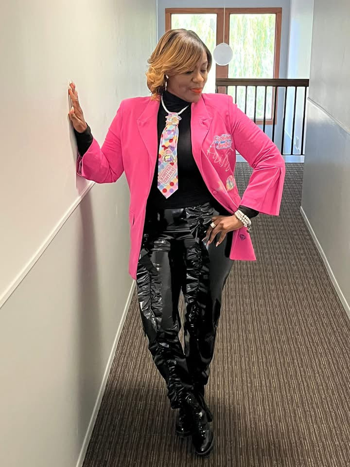 Custom Pink Blazer
