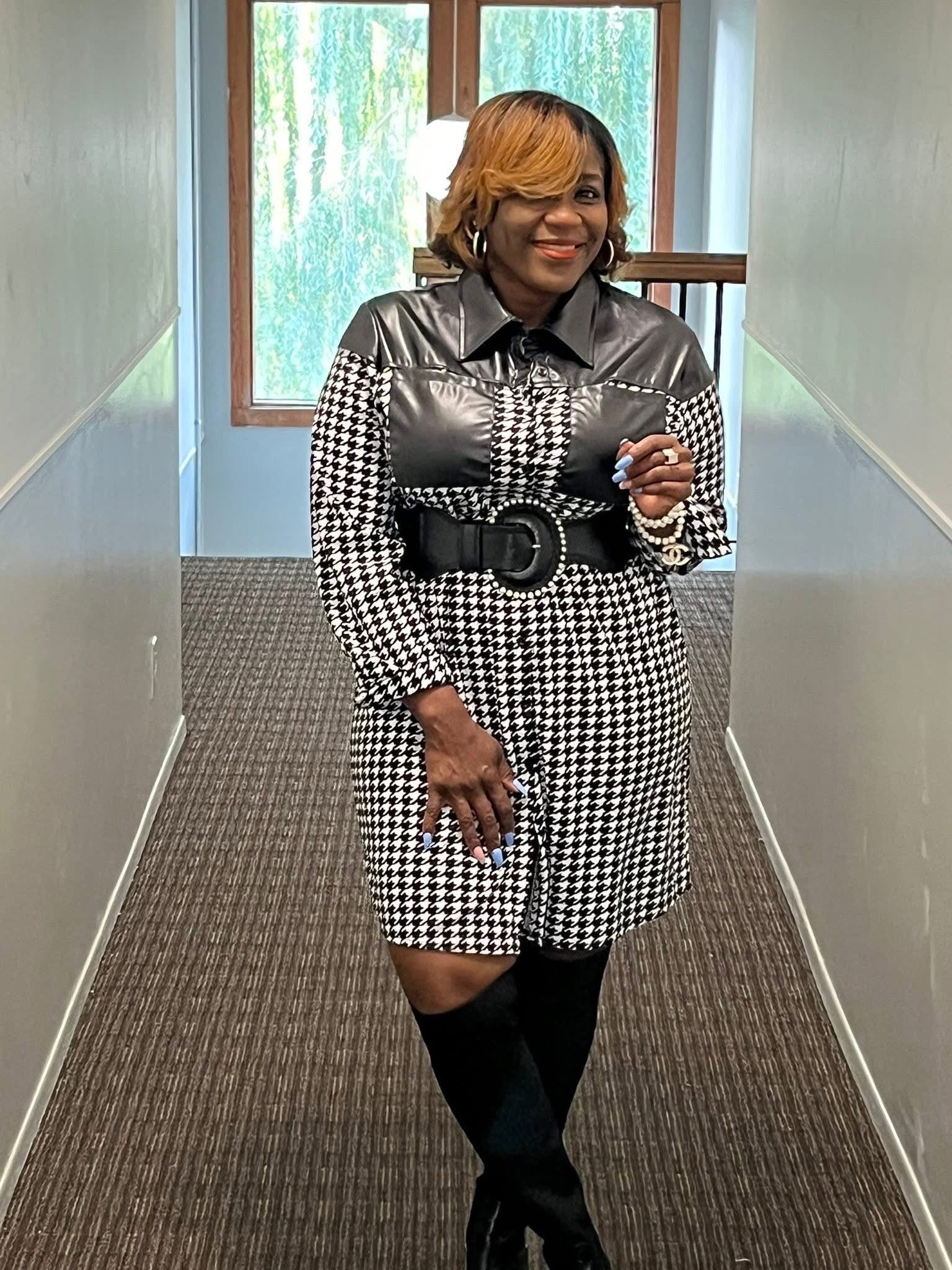 Houndstooth Galore Blouse