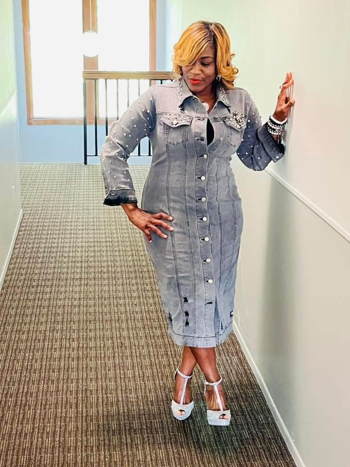 Delightfully Denim Dress/Duster