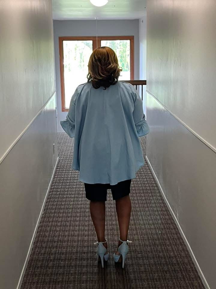 Denim Bluez Blouse