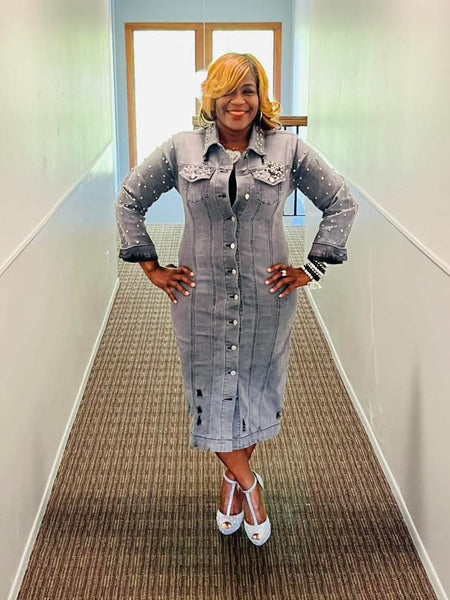 Delightfully Denim Dress/Duster