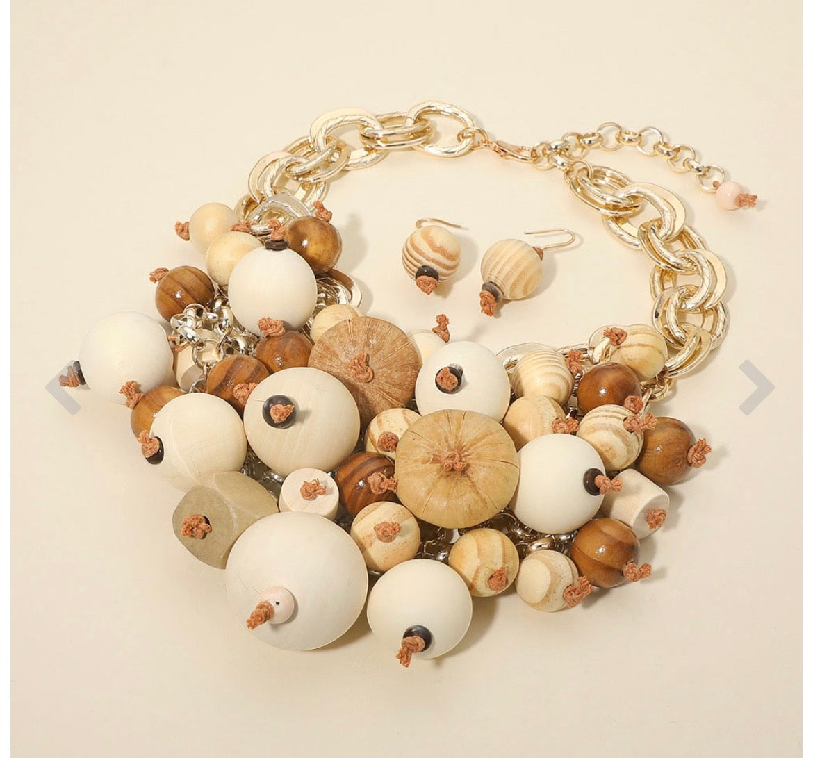 Earth Tone Jewels Necklace Set