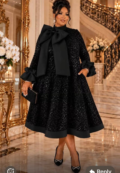 All Glam Black Dress