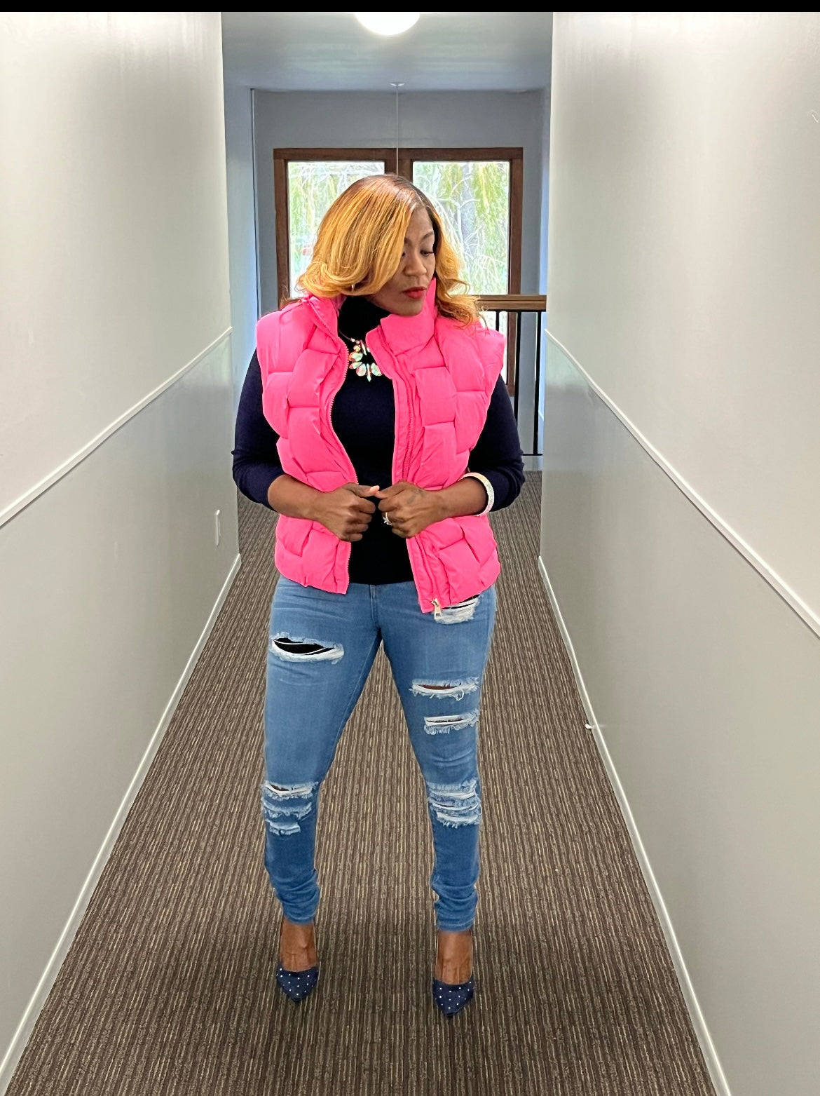 Love Aalyndeh Pink Vest