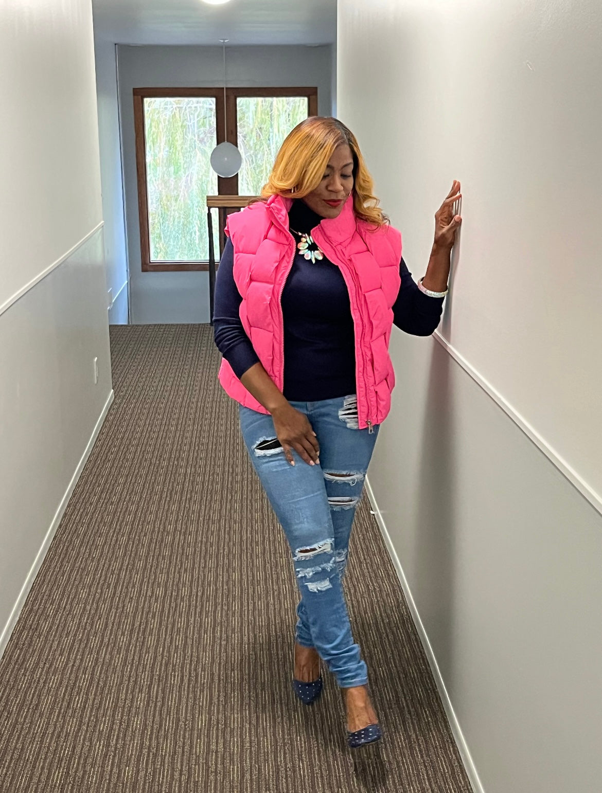 Love Aalyndeh Pink Vest