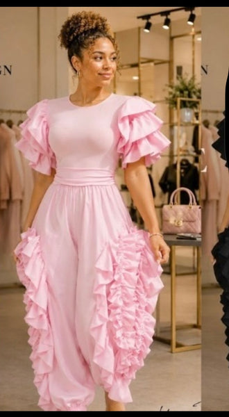 Pretty In Pink Jumpsuit