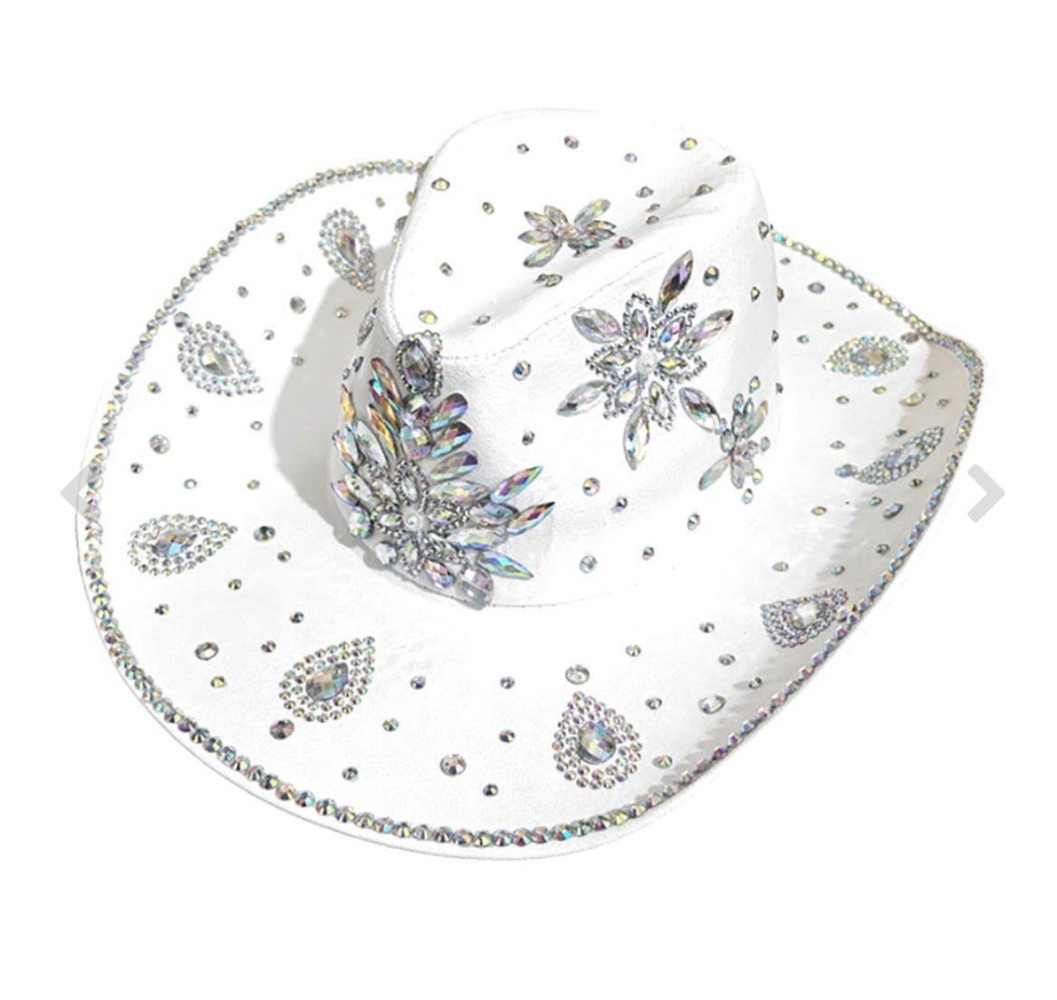 Bling Time White Hat