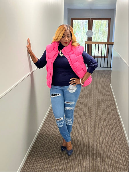 Love Aalyndeh Pink Vest