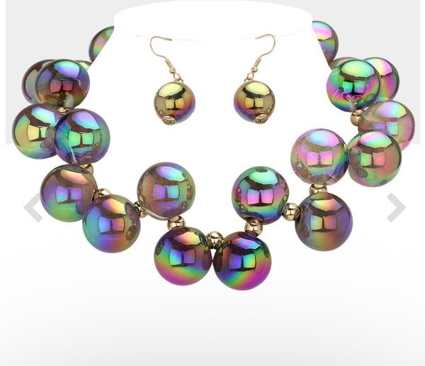 Multi Glam Necklace Set