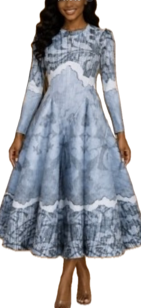 Grey Mix Bounce Dress