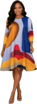 Vibrant Mustard Bounce Dress