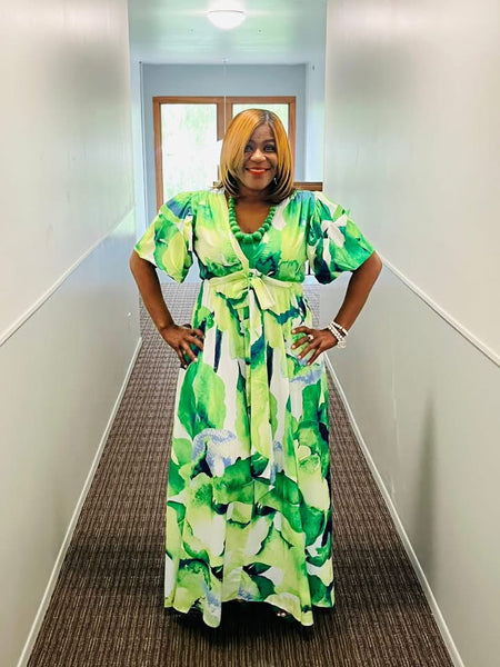 Gorgeous Green Maxi Dress