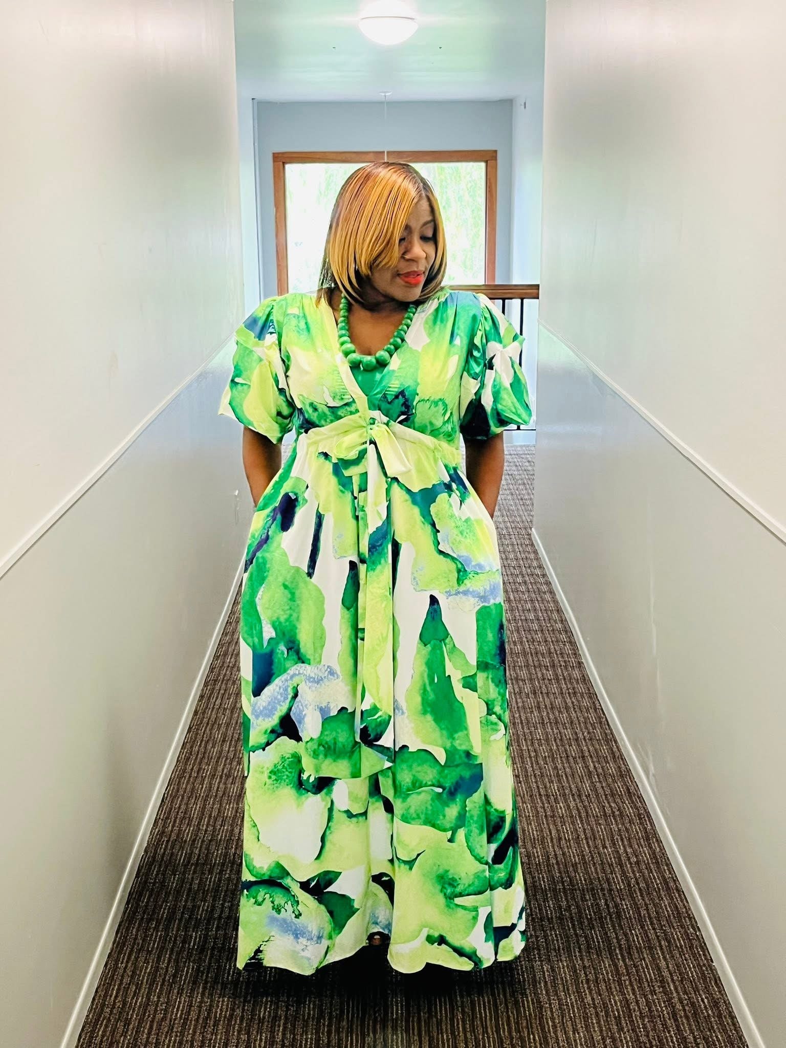 Gorgeous Green Maxi Dress