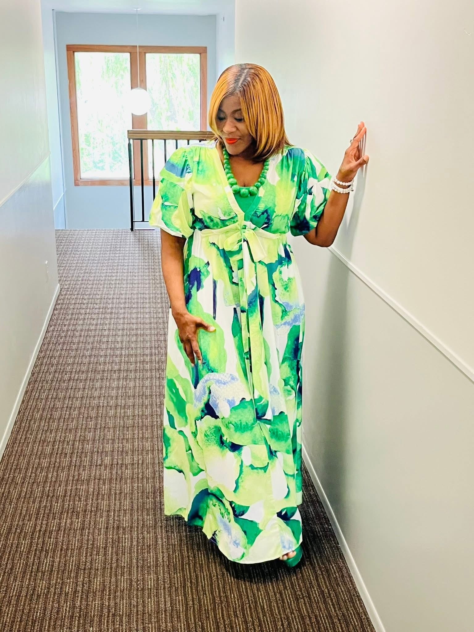 Gorgeous Green Maxi Dress