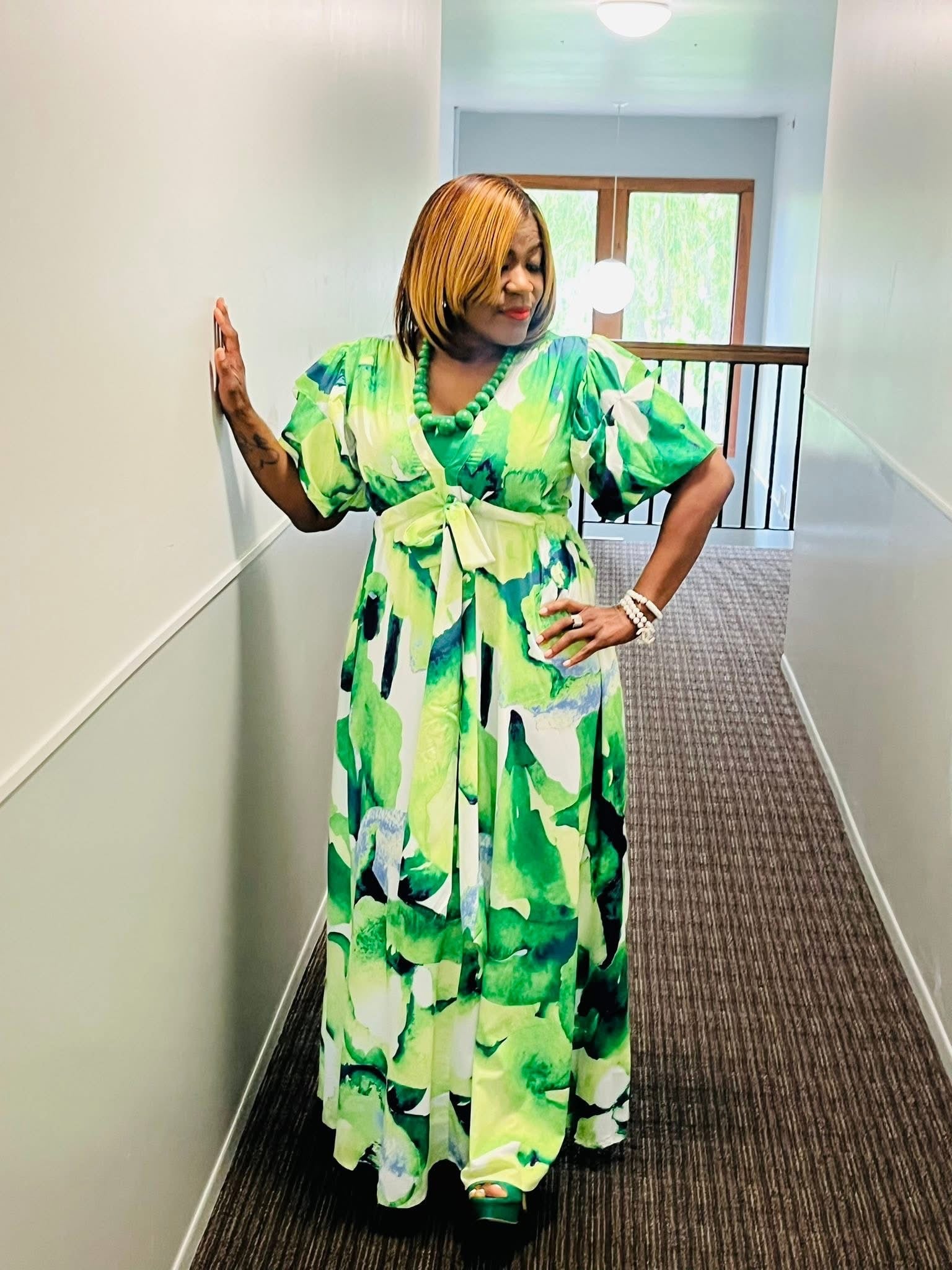 Gorgeous Green Maxi Dress