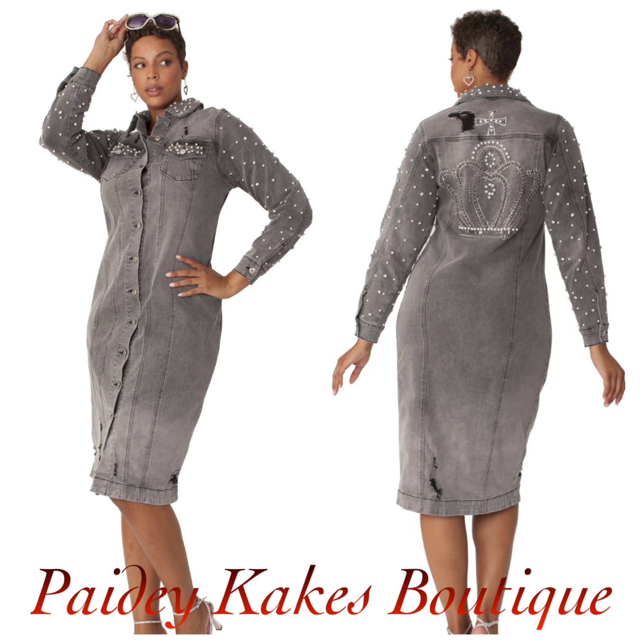 Delightfully Denim Dress/Duster