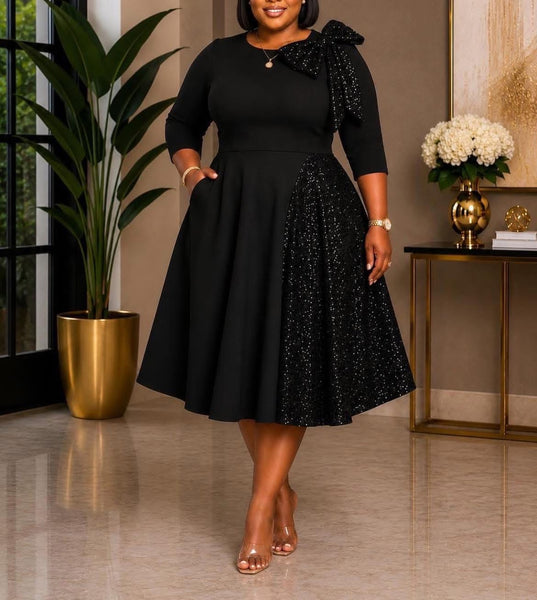 Sparkling Black Dress