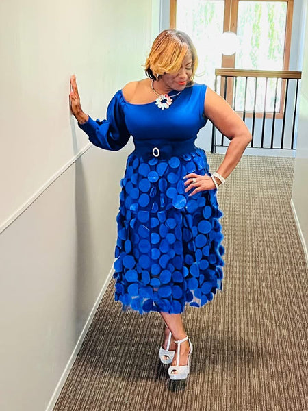 Blueberry Petals Skirt