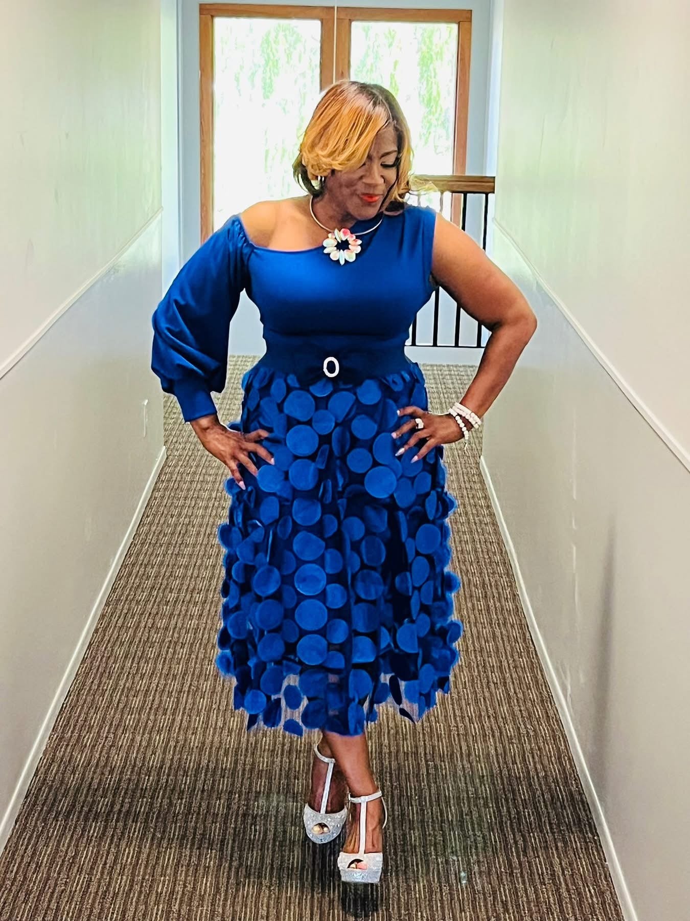 Blueberry Petals Skirt