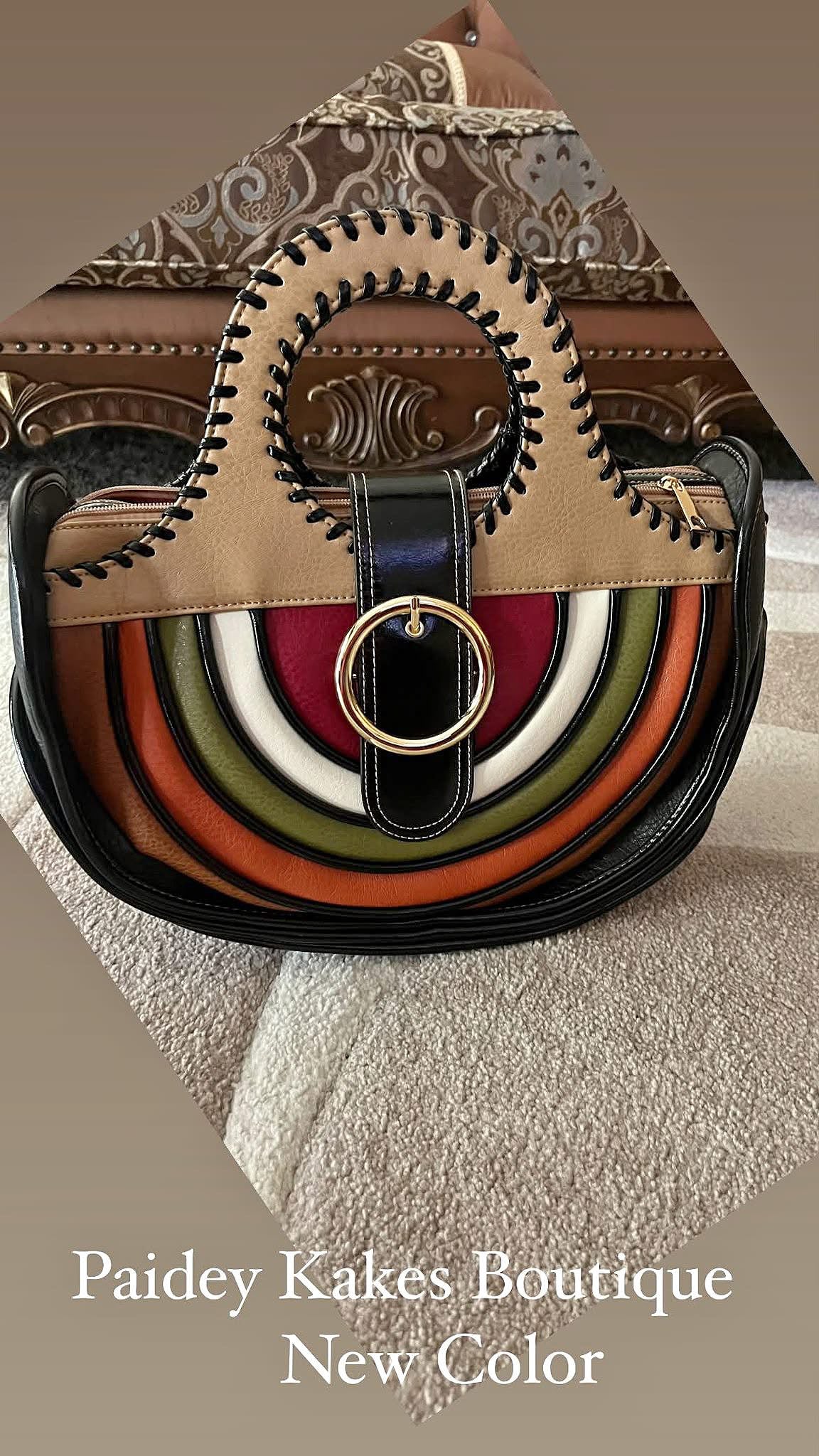 The Tan Statement Handbag
