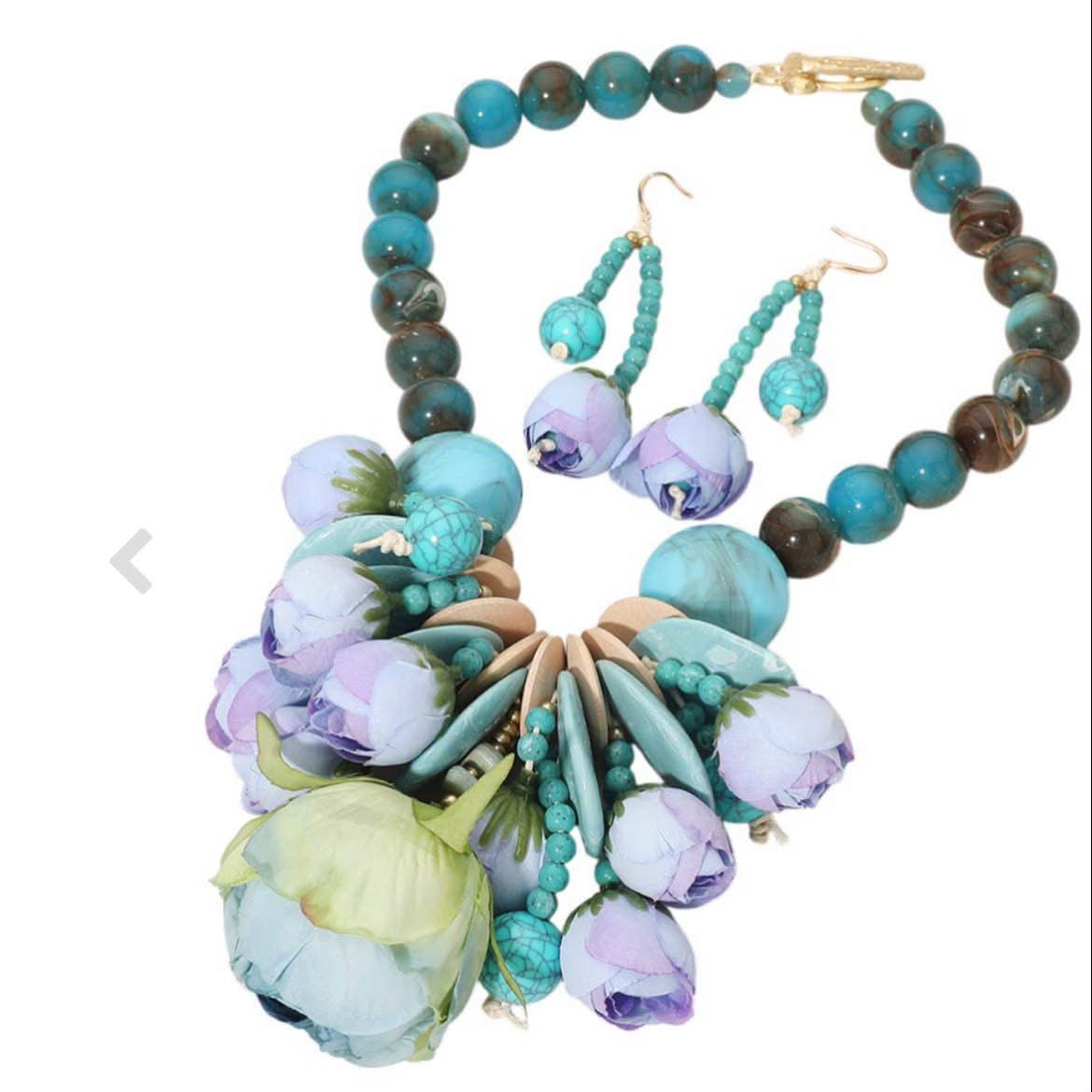 Ultimate Floral Statement Necklace Set