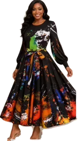 Splashes Bouncy Dress