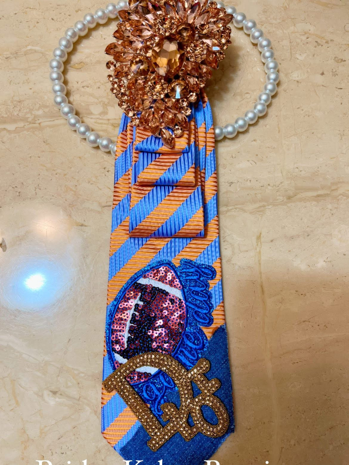 Game Day Custom Neck Candi Tie