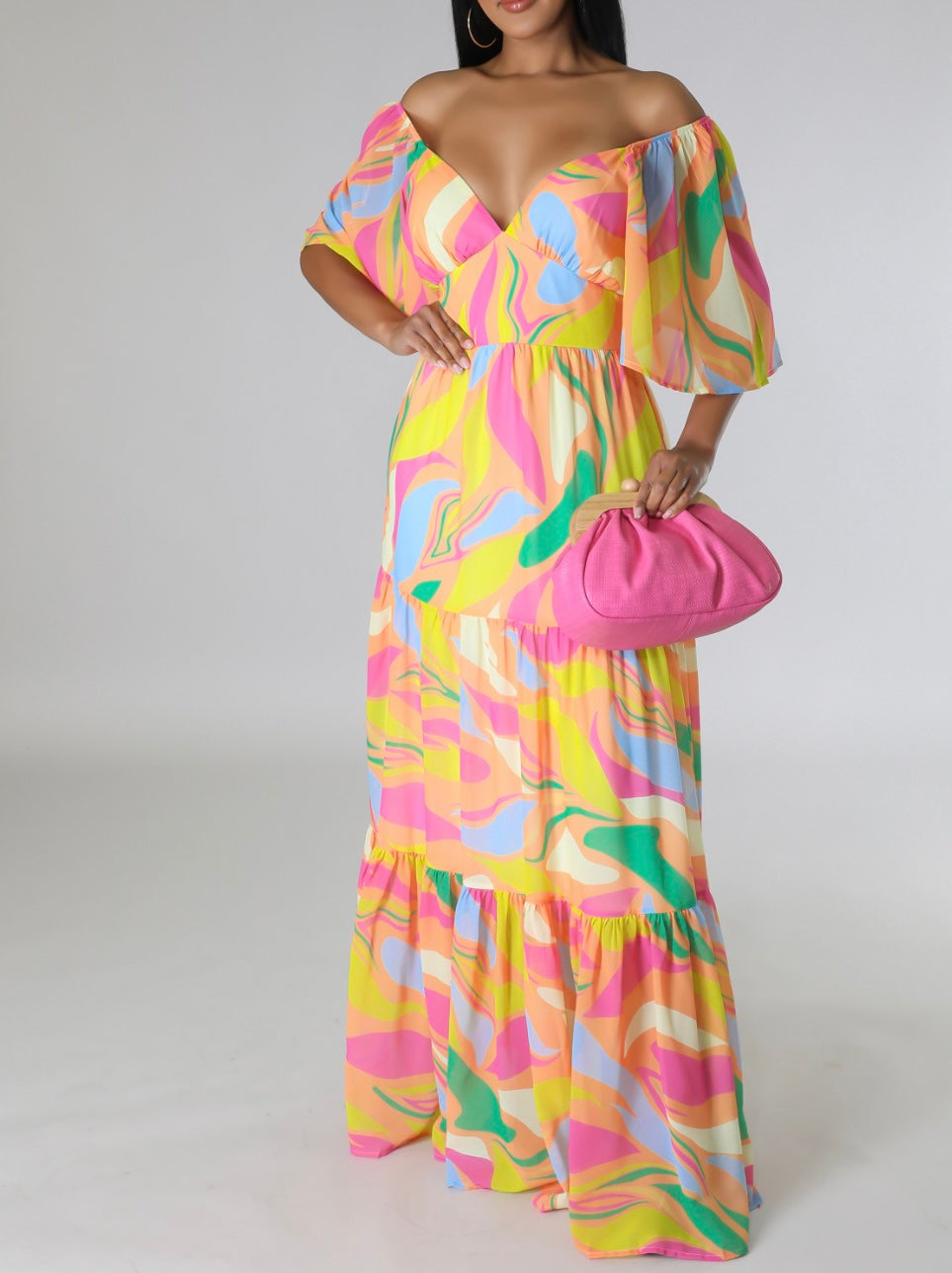 Starburst Maxi Dress