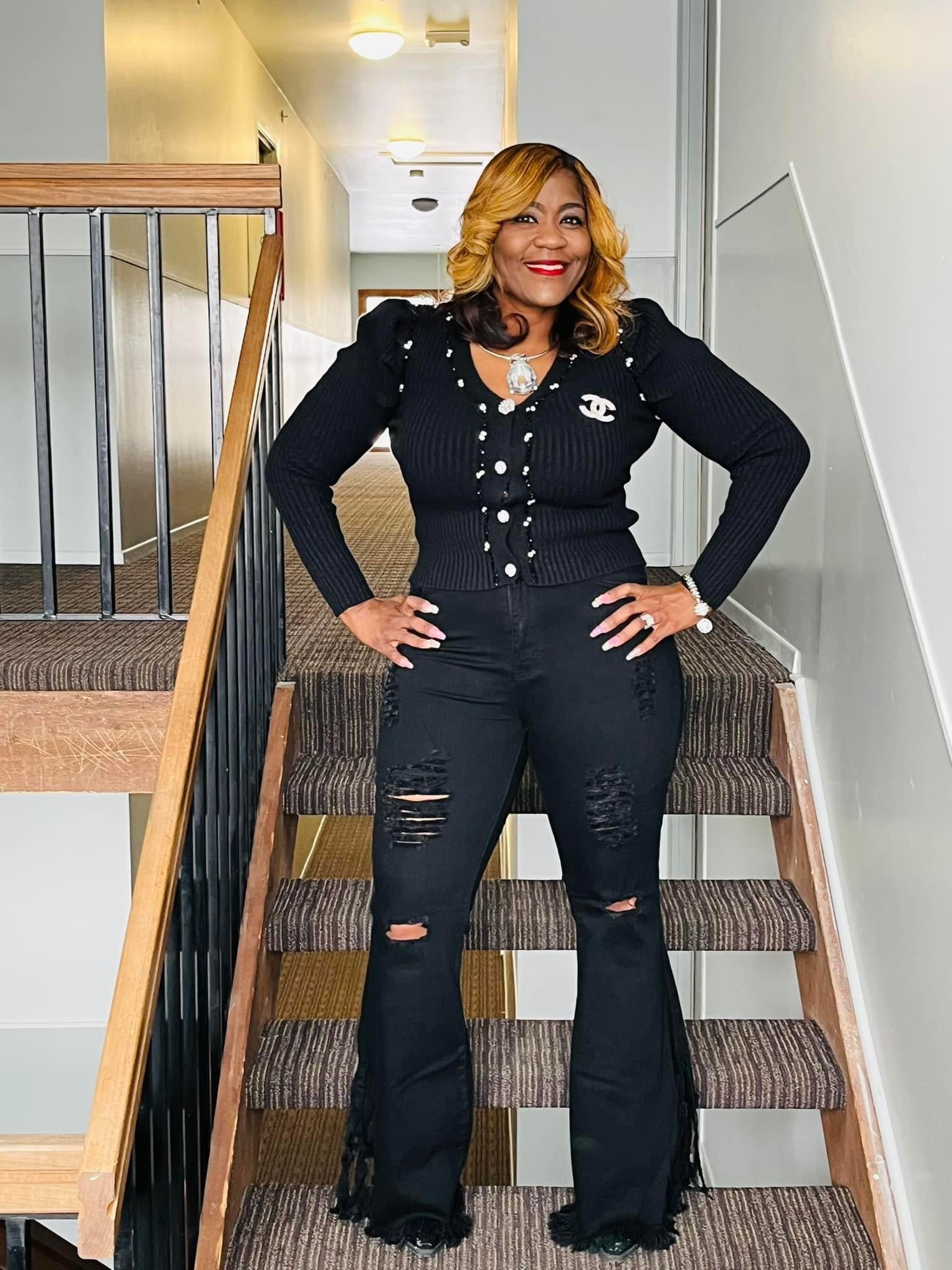 Black Rip It Jeans